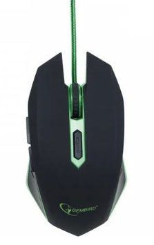 Миша ігрова Gembird MUSG-001-G Green USB 40833 фото