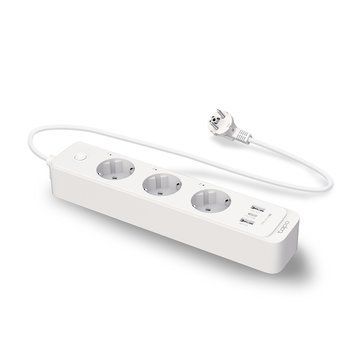 Розумний Wi-Fi мережевий фільтр-подовжувач TP-Link Tapo P300 1.5 м 2 x USB-A + USB-C White 36424 фото