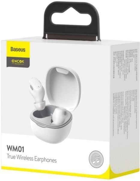 Навушники Baseus WM01 White 47041 фото