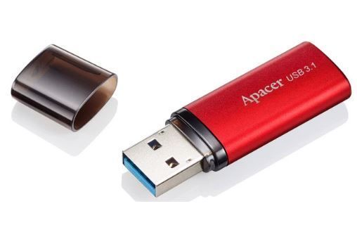 Флешка Apacer AH25B 64GB USB 3.1 Red (AP64GAH25BR-1) 40154 фото