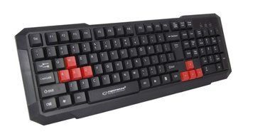 Клавіатура Esperanza Wired EGK102 USB Red (EGK102RUA) 114655 фото