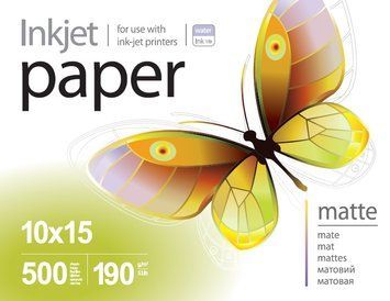 Фотопапір PrintPro матовий 190г/м2 10x15см 500л (PME1905004R) 45123 фото