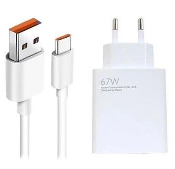 Зарядний пристрій Xiaomi Hyper Charge 67W + Type-C White (BHR9465EU) 54475 фото