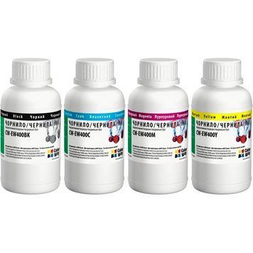 Комплект чорнил ColorWay Epson T26/C91 (4х200мл) BK/С/M/Y (CW-EW400SET02) 41298 фото