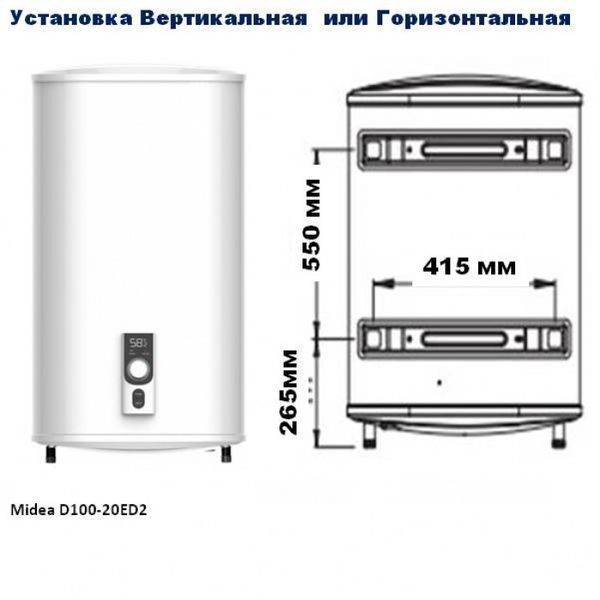 Бойлер Midea ECO D100-20ED2 (D) 23152 фото
