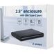 Зовнішня кишеня Gembird для 2.5" SATA USB Type-C 3.1 Black (EE2-U3S-6) 121500 фото 4