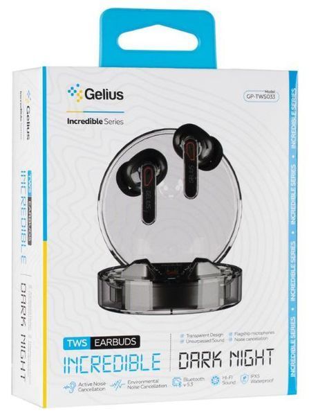 Навушники Gelius GP-TWS033 Dark Night 49584 фото