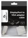 Адаптер Cablexpert DisplayPort на VGA (A-DPM-VGAF-02-W) 116863 фото 3