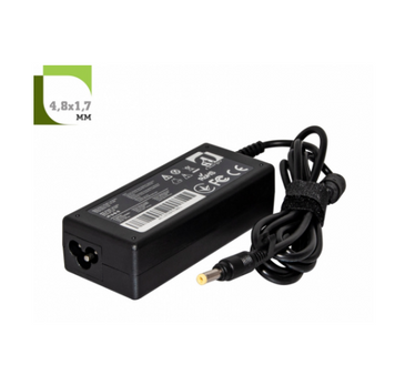 Блок живлення для ноутбука 1stCharger HP 65W(18.5V/3.5A) 4.8x1.7 + кабель живлення 19549 фото