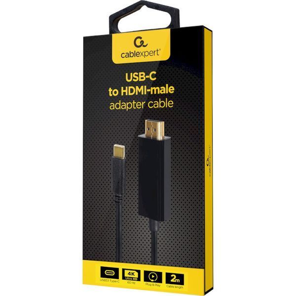 Кабель Cablexpert (A-CM-HDMIM-02) USB Type C - HDMI, 2 м 129815 фото