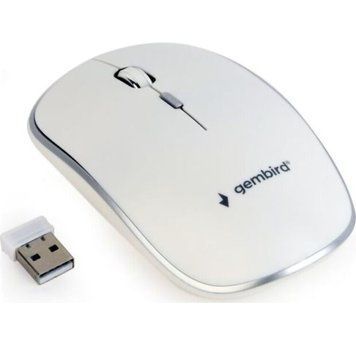 Миша GEMBIRD MUSW-4B-01-W White USB 93255 фото