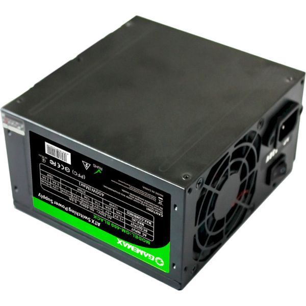 Блок живлення GameMax GM-400-8CM 400W Black 136014 фото