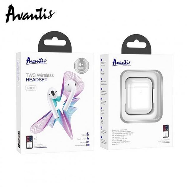 Навушники Avantis A360 TWS White 43279 фото