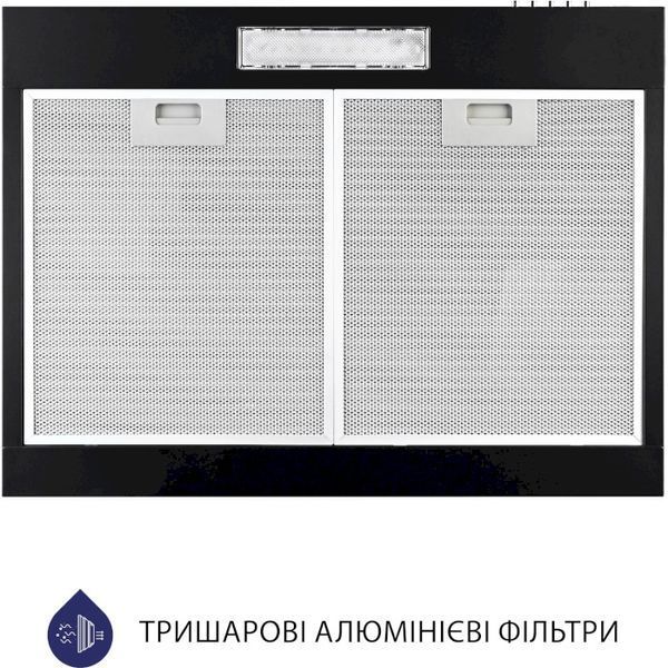 Витяжка пласка Minola HPL 612 BL чорна 51276 фото