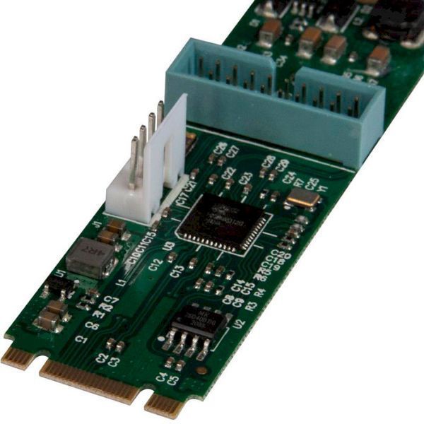 Плата розширення Frime M2 (M&B Key) to 2 x USB3.0, NEC720201 (ECF-M2.M&Bto2USB3) 141083 фото