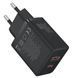 Мережевий зарядний пристрій Baseus Cube Fast Charger Type-C+USB 30W Cluster Black EU (P10111404113-00) 55544 фото 6