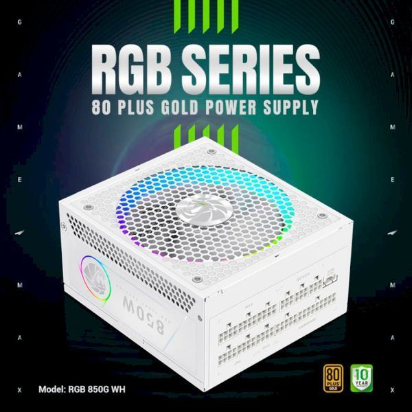 Блок живлення GameMax 850W RGB 850G WH 160484 фото