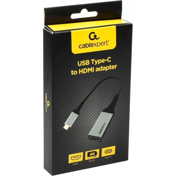 Адаптер-перехідник Cablexpert USB-C на HDMI 4K 60 Гц (A-CM-HDMIF4K) 143426 фото