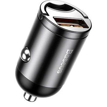 Автомобільний зарядний пристрій Baseus Tiny Star Mini Quick Charge Car Charger USB Port 30 W Gray (VCHX-A0G) 57061 фото