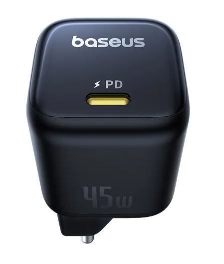 Мережевий зарядний пристрій Baseus PicoGo GaN6 Pro Fast Charger 1C PD3.0 45W Type-C 3A Чорний (P10176800123-00) 56249 фото