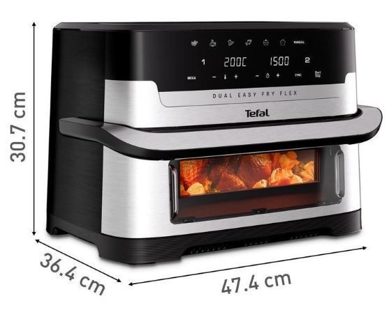 Мультипіч Tefal Dual Easy Fry Flex EY922DE0 56367 фото