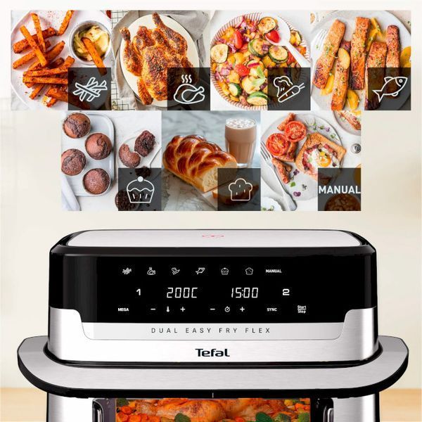 Мультипіч Tefal Dual Easy Fry Flex EY922DE0 56367 фото