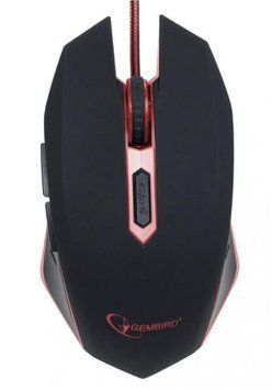 Миша ігрова Gembird MUSG-001-R Red USB 40834 фото