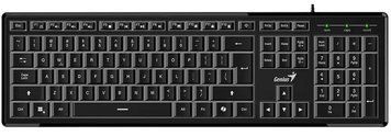Клавіатура дротова Genius SlimStar 820 USB Black 57251 фото