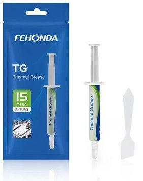 Термопаста FEHONDA TG-8 10г 8.5 Вт/мК зі шпателем блістер (F-TG8-10-TBT) 40437 фото