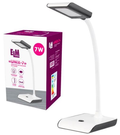 Настільна лампа ELM Unix 7 W IP20 4000 K (27-0002) 35865 фото
