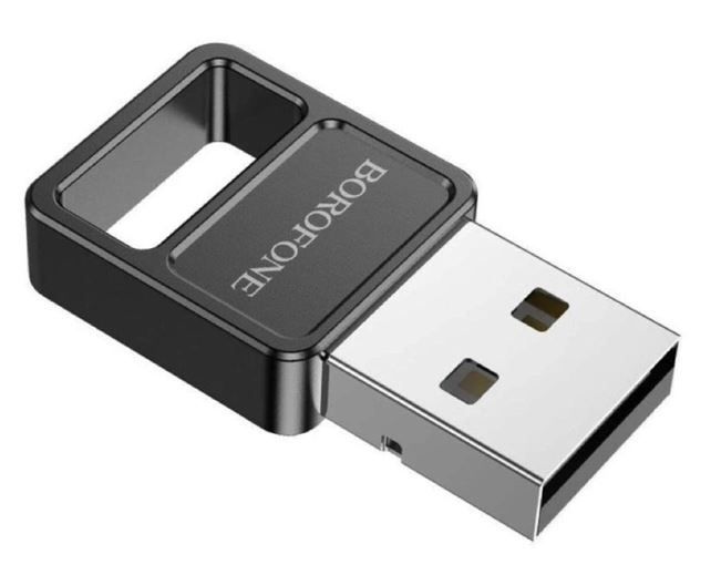 Bluetooth-адаптер 5.0 Borofone DH8 Black 50777 фото