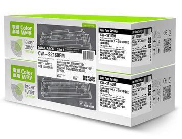 Картридж ColorWay для Samsung (MLT-D101S/SEE) ML-2160/2165W/SCX-3400 Dual Pack (CW-S2160FM) 62048 фото