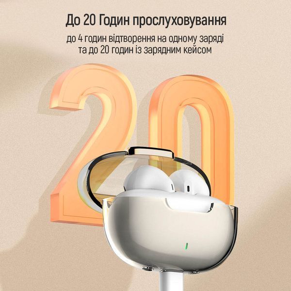 Навушники ColorWay Slim TWS-2 Earbuds White 29911 фото