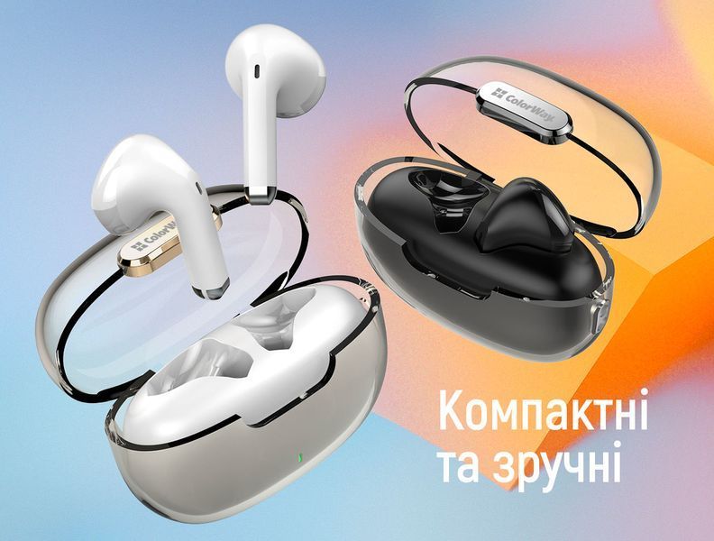 Навушники ColorWay Slim TWS-2 Earbuds White 29911 фото