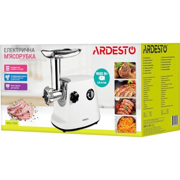 М&rsquo;ясорубка Ardesto MGA-1750R біла 49317 фото