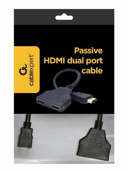 Адаптер Cablexpert HDMI F to 2xHDMI M (DSP-2PH4-04) на 2 порти 80223 фото
