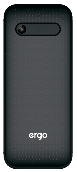 Мобільний телефон Ergo E241 Black 43008 фото