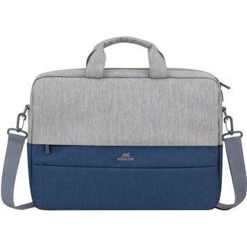 Сумка для ноутбука RivaCase 15.6" 7532 (Grey/Dark blue) DL470504 фото