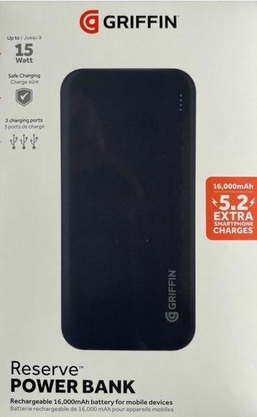 УМБ (Power Bank) Griffin 16000mAh Black (GP-148-BLK) 129012 фото