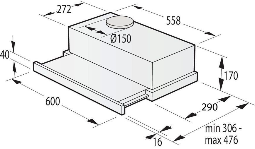 Витяжка телескопічна Gorenje TH62E4X 42685 фото