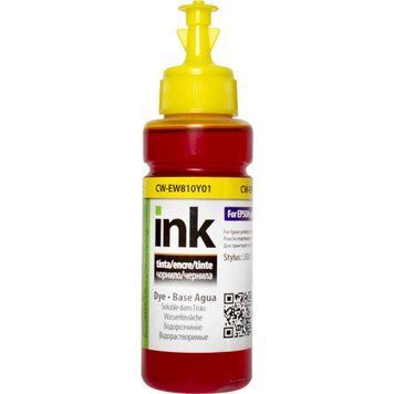 Чорнило ColorWay для Epson EW810 100ml Yellow (CW-EW810Y01) 44776 фото