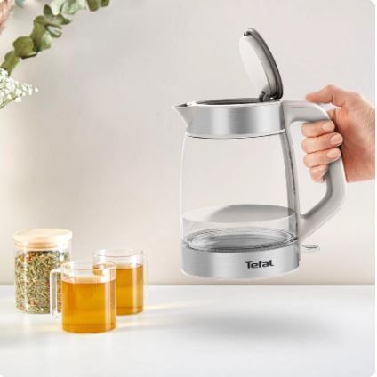 Електрочайник Tefal Glass Kettle KI605B30 54844 фото