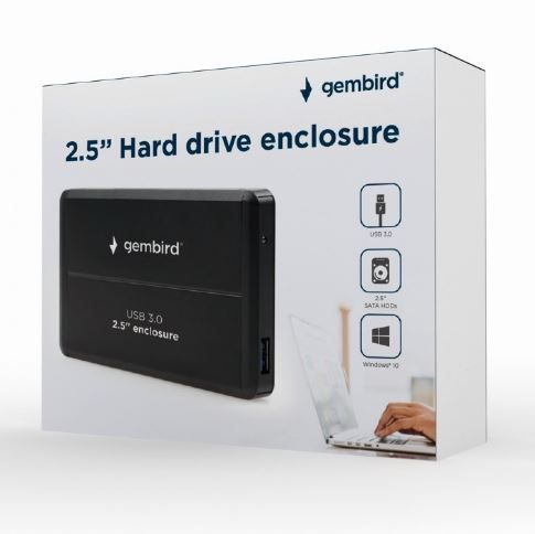 Зовнішня кишеня Gembird для HDD 2.5" USB 3.0 (EE2-U3S-2) 52373 фото