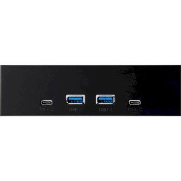 USB-хаб Frime USB 3.1 2 x type A & 2 x type C VL820 Black (ECF-FP2xTA&2xTC.54) 144693 фото