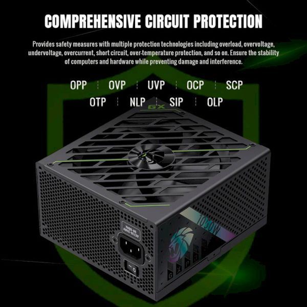 Блок живлення GameMax 1050W GX PRO 1050G 160462 фото