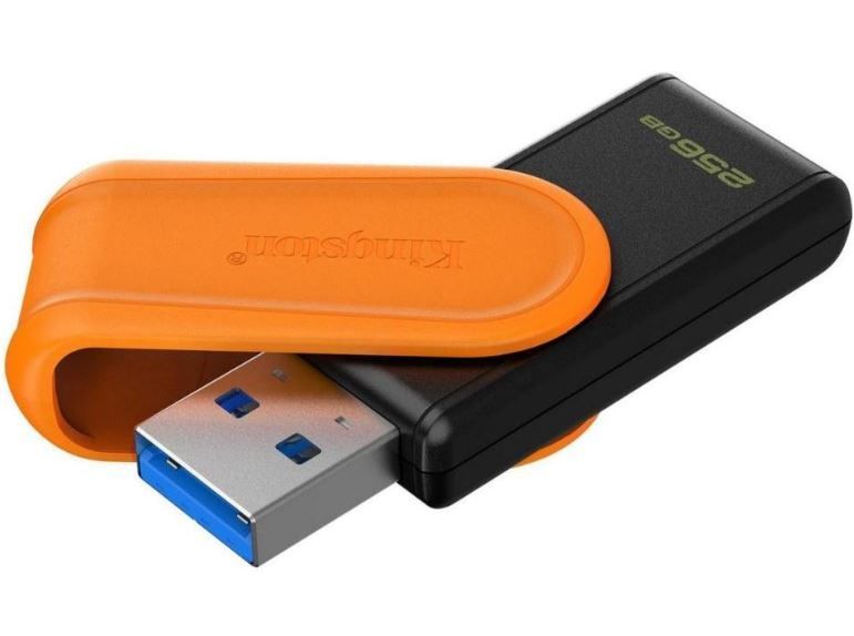 Флешка Kingston DataTraveler Exodia S 256GB USB 3.2 Gen 1 Black/Orange (DTXS/256GB) 55014 фото
