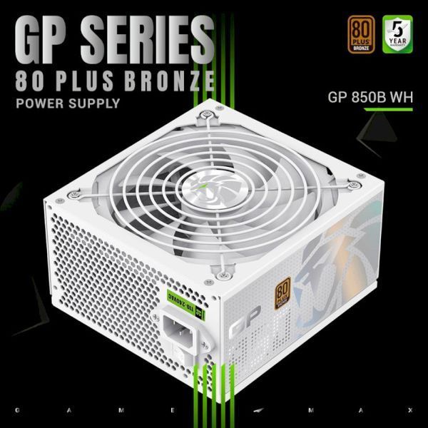 Блок живлення GameMax 850W GP 850B White (GP 850B WH) 160453 фото