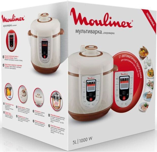 Мультиварка-скороварка Moulinex CE501134 41808 фото