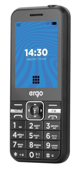 Мобільний телефон Ergo E281 Dual Sim Black 42034 фото