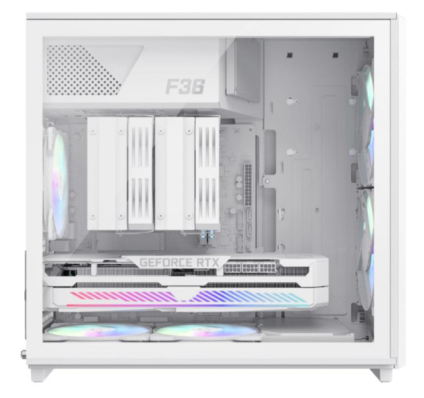 Корпус GameMax F36 WH White with window 153220 фото
